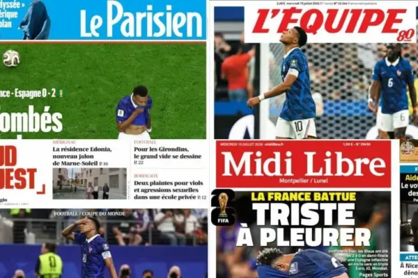 France cries over its helplessness before Spain