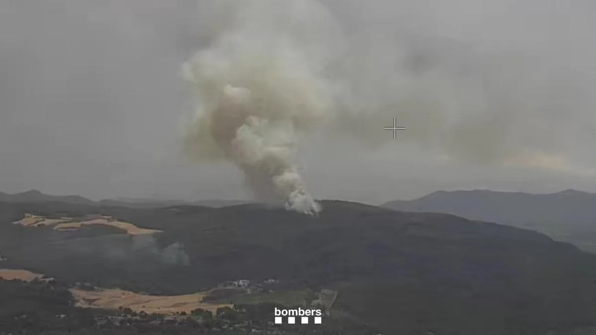 The firefighters are working on a new fire with several hotspots in Querol