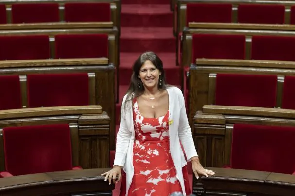 Laura Borràs en el Parlament