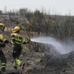 The evacuees from the Orés fire return to their homes