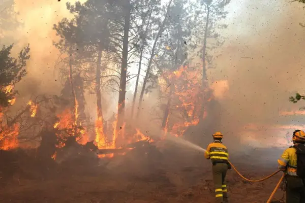 This is how the great fire of San Martín de Valdeiglesias originated