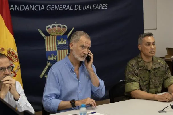 The King, last Friday, during the videoconference at the meeting of the State Coordination and Management Committee (Cecod) of the State Emergency Plan)-