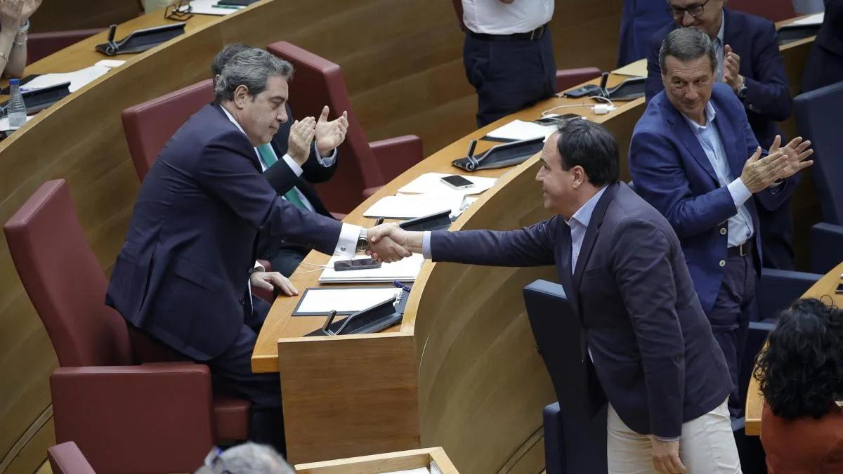 PP and Vox close the Valencian political course with full agreement in the Corts