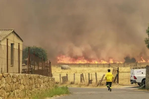 National emergency due to a fire considered “inextinguishable”