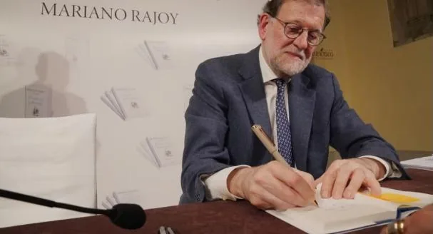 Former Prime Minister Mariano Rajoy at the presentation of his book 'The Art of Governing'