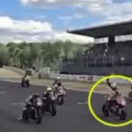 Two drivers die in a chilling accident at the start of a race in Brno