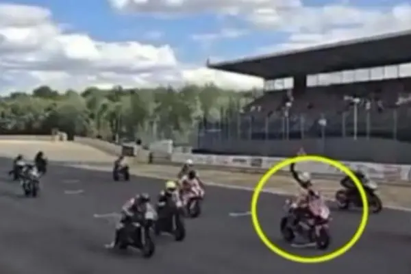 Two drivers die in a chilling accident at the start of a race in Brno