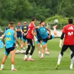 Last Spain training session before the World Cup final suspended due to bad weather