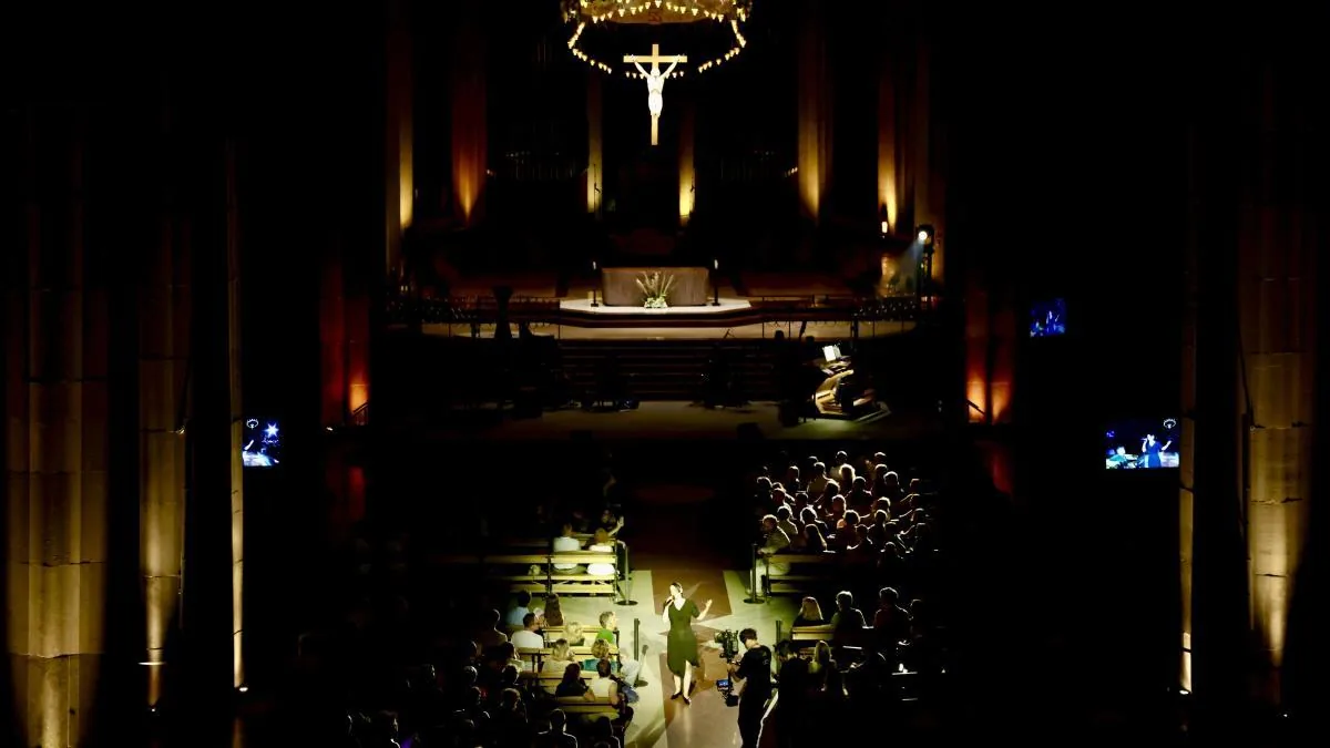 El Grec brings the sacred and secular music of ‘Arrels de llum’ to the Sagrada Família