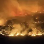 Conditions improve in Zaragoza, where the flames have already burned 15,400 ha