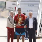 The world champions are already in Spain to celebrate the victory with the fans