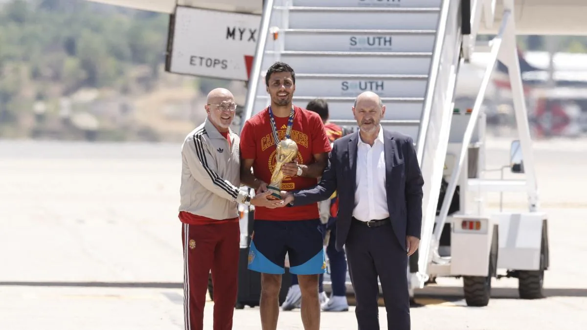 The world champions are already in Spain to celebrate the victory with the fans