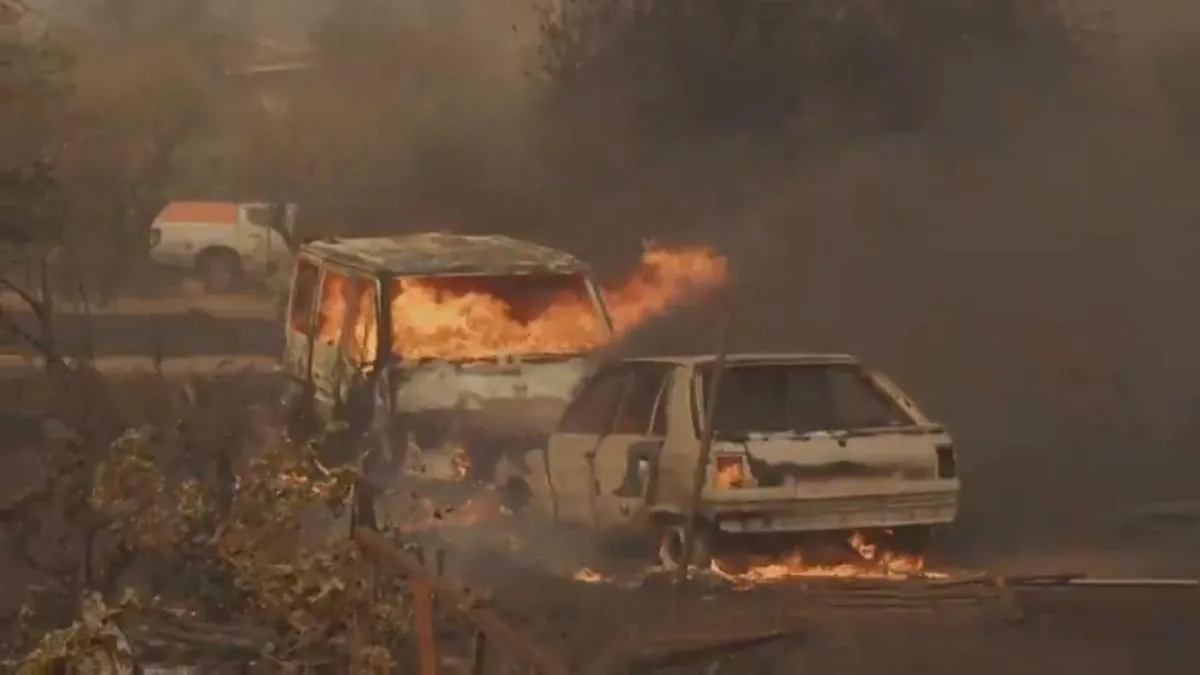 National emergency due to a fire considered “inextinguishable”