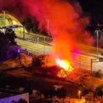 Arrested in Mataró for causing three fire outbreaks on the C-32