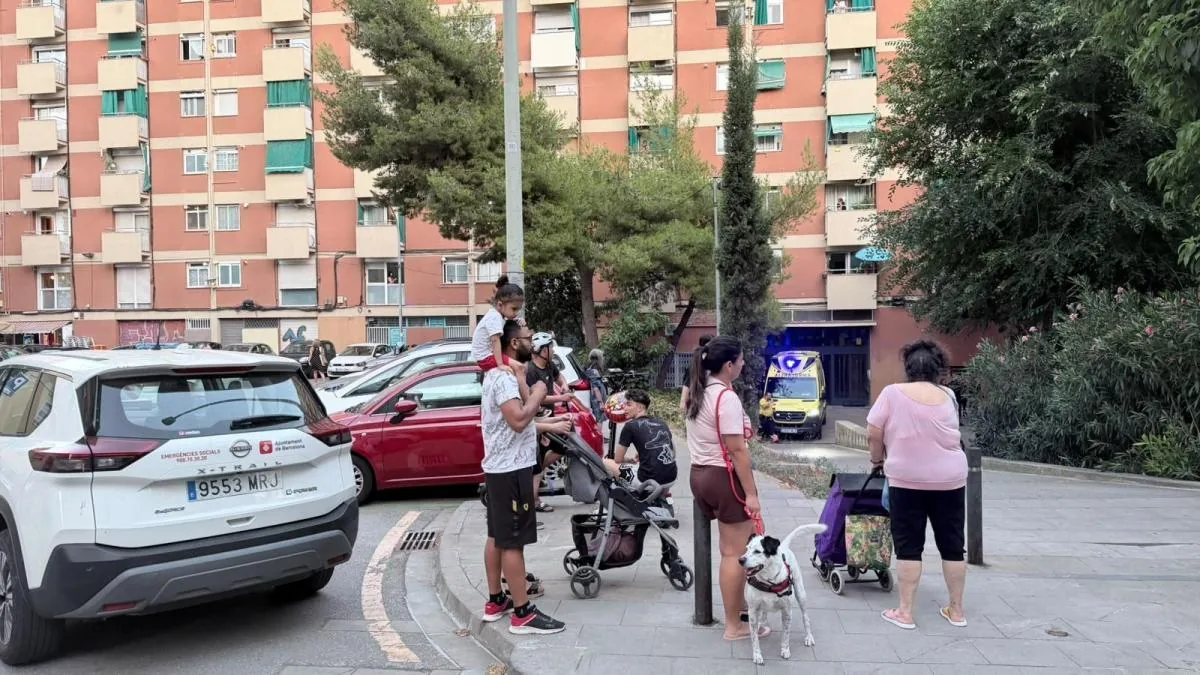 Arrested the alleged perpetrator of the murder of his partner after killing her in front of their young children in Barcelona