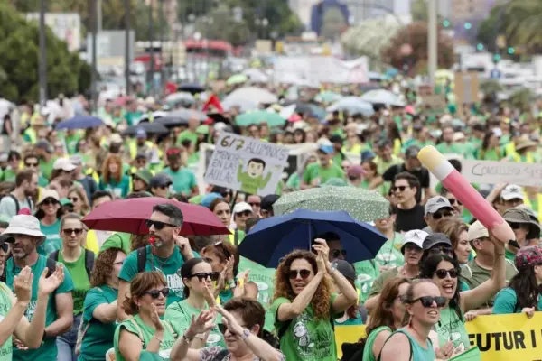 STEPV proposes to replicate in Valencia the "Catalonia model" for the protests of the new school year