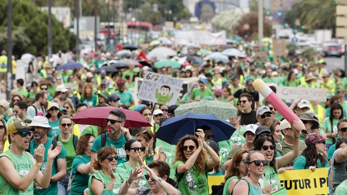 STEPV proposes to replicate in Valencia the "Catalonia model" for the protests of the new school year