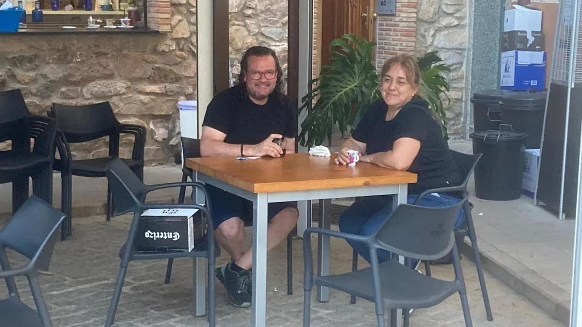 The owner of an award-winning bar in Alfondeguilla: “Would they like to come for a walk through a lunar landscape?”