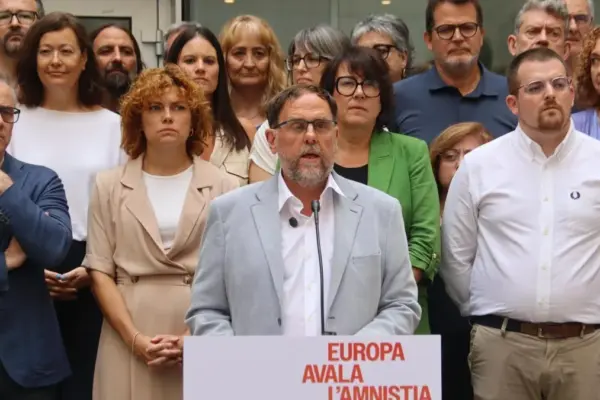 Junqueras demands that amnesty be applied without delay: “They must remove the handcuffs from the independence movement”