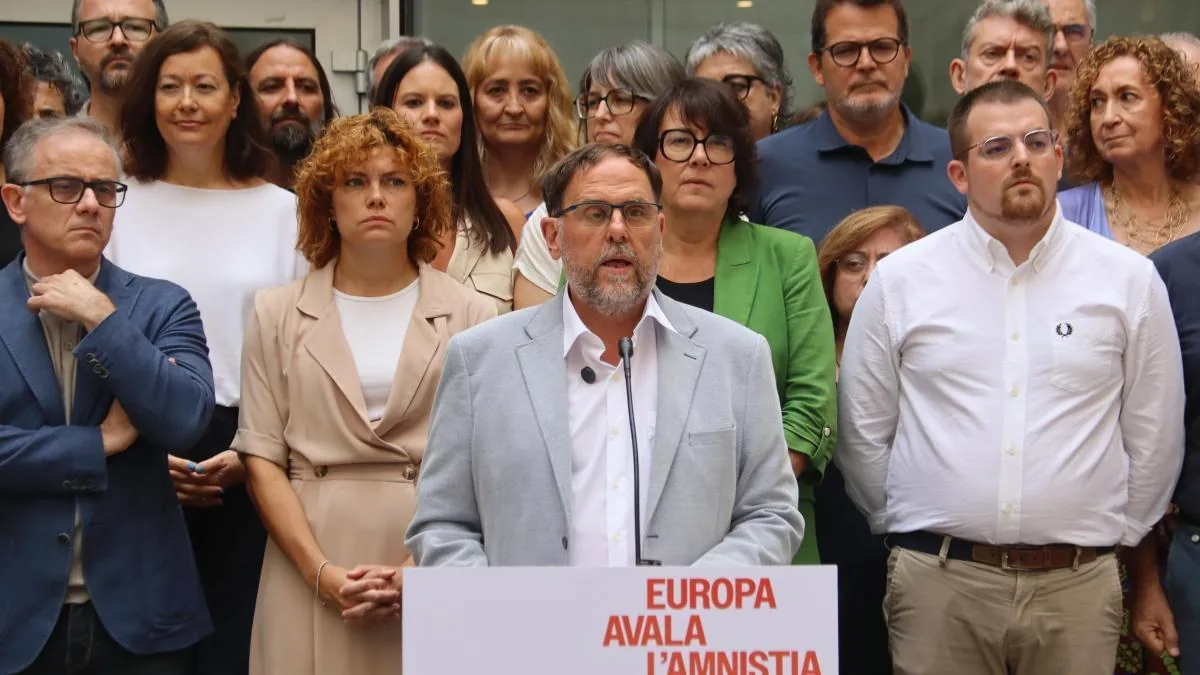Junqueras demands that amnesty be applied without delay: “They must remove the handcuffs from the independence movement”