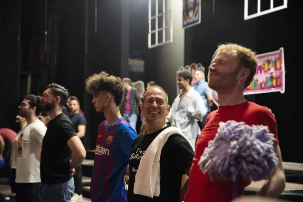 Members of the Barberidad choir enjoying a rehearsal in company