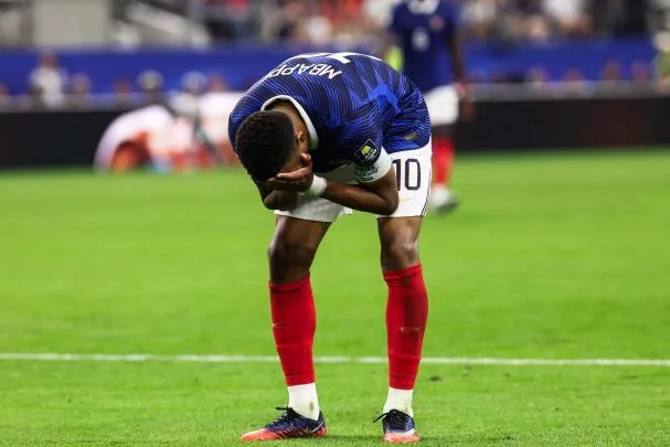 Mbappé, figura de Francia, fue engullido por España junto a todo su equipo