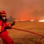 The Orés fire burns 14,000 hectares and keeps five towns evacuated