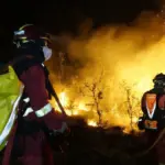 The largest fire of the year forces the evacuation of 34 areas in Guadalajara