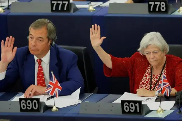 MP Ann Widdecombe was murdered 20 minutes after defending Farage in an interview