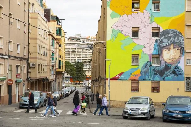 The La Florida neighborhood of l'Hospitalet, in an archive image