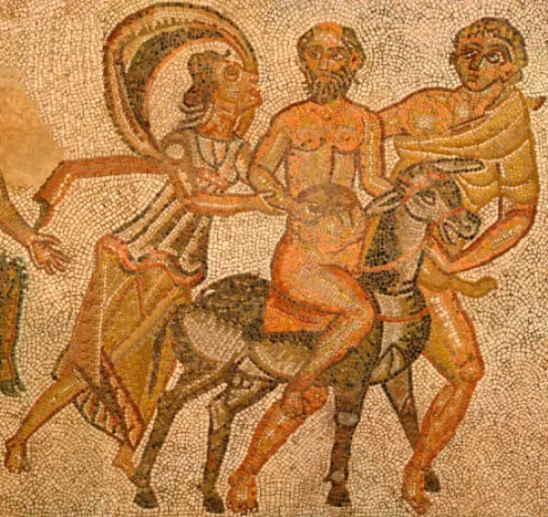 The Triumph of Bacchus, mosaic from the Villa of Fuente Álamo 