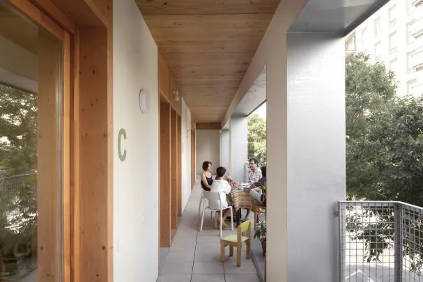 Promotion of 20 officially protected cooperative homes in the city of Barcelona 