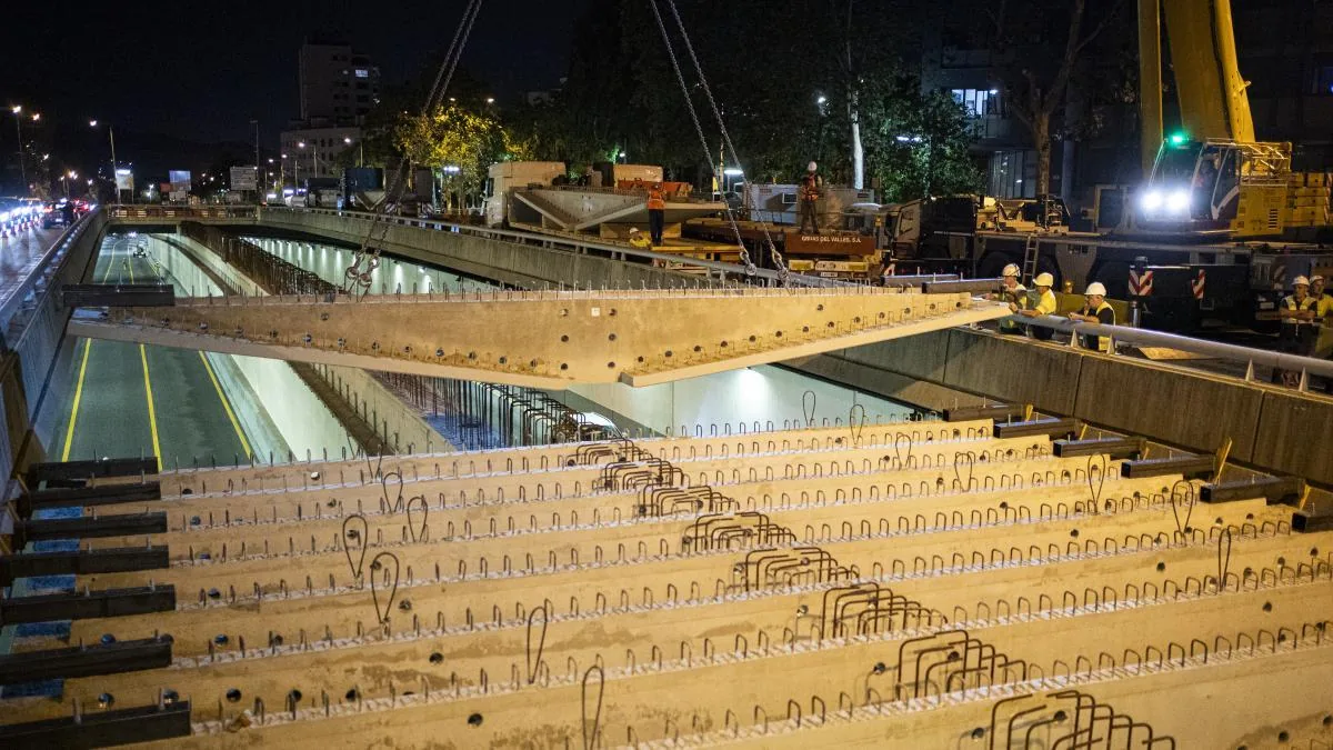 The Ronda de Dalt begins to culminate the covering of the second phase in Vall d'Hebron