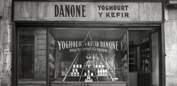 Pocos saben que desde el origen de la compañía, en 1919, Danone ya distribuía yogures y kéfir en las farmacias 