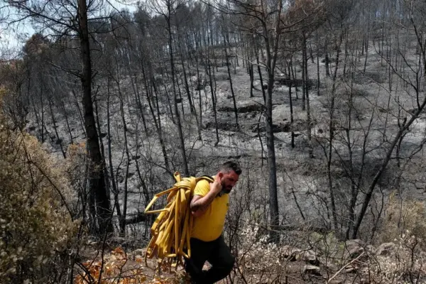 Unprecedented deployment in Aiguamúrcia to stop the arsonist