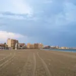 The main beach of Santa Pola is closed due to water quality