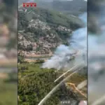 Two urbanizations in Cervelló confined due to a forest fire