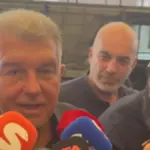 Laporta lands at the World Cup: sends a message to Atlético about Julián and confirms Adeyemi