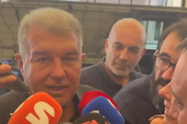 Laporta lands at the World Cup: sends a message to Atlético about Julián and confirms Adeyemi
