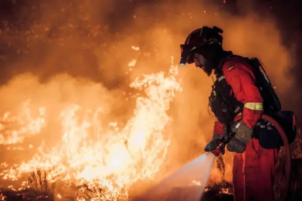 Two arrested as alleged perpetrators of the Almorox fire while working with welding machines