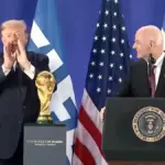 Trump attributes Infantino with taking back Balogun's red card: "You made another great decision"