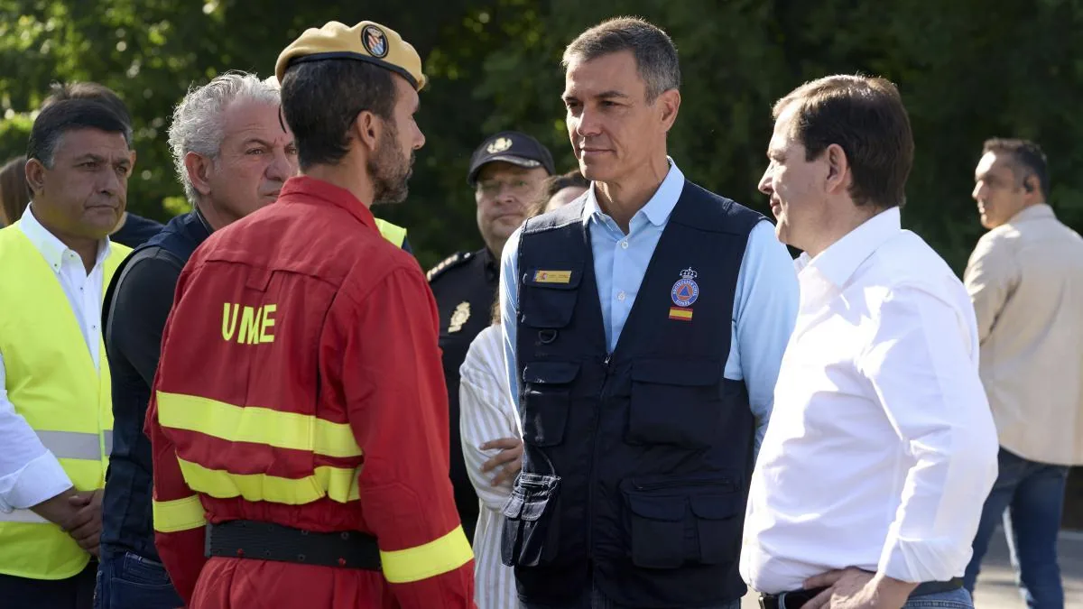 Sánchez announces the end of the national emergency for the fires in Ávila and Madrid
