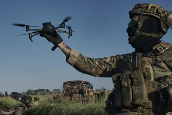 A Spanish fighter jet on the NATO mission shoots down a drone that was violating Romanian airspace