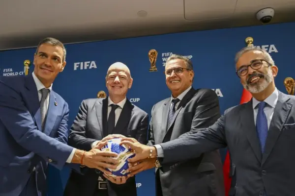 In the background of the migration crisis, the 2030 World Cup final