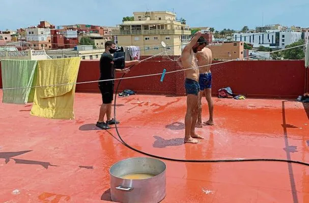 Showers in Sabah Hamed's house