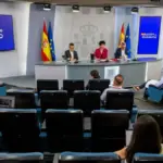 The press conference after the Council of Ministers meeting
