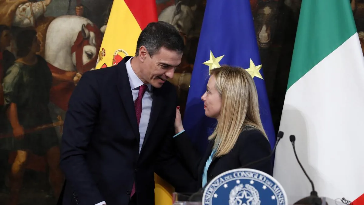 Meloni rejects removing border controls as Sánchez demands