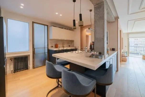 This is the kitchen and office of Alberto Amador's controversial house.