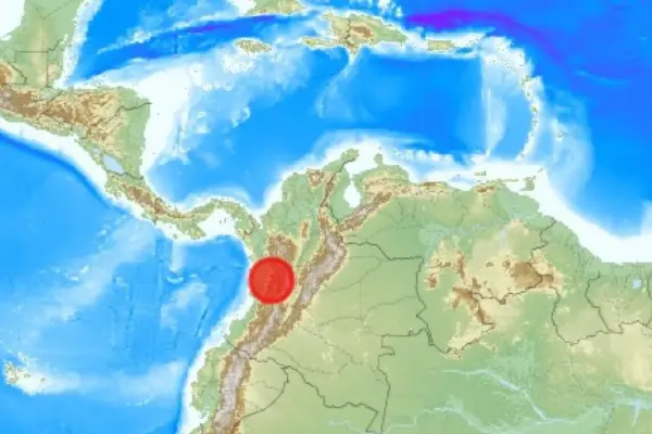 A magnitude 7.4 earthquake shakes Colombia