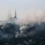 A new fire in Collserola, in stabilization phase, forces the evacuation of Torre Baró residents